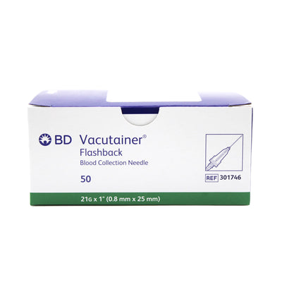 Agujas Bd Flashback Verde 21G x 25 mm