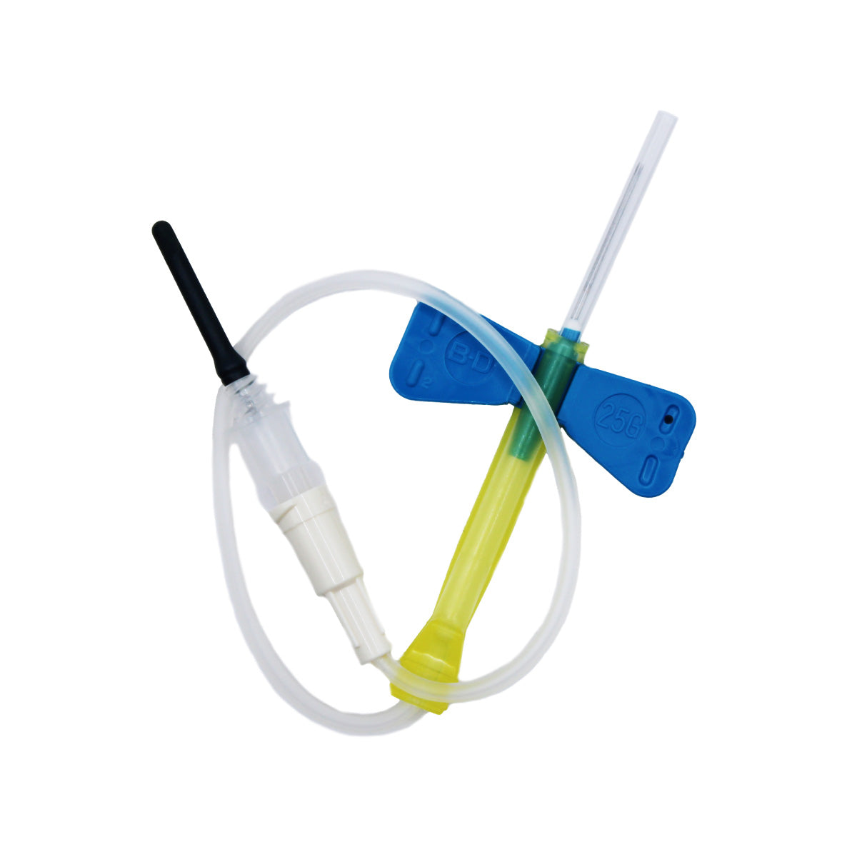 Mariposa-Equipo Alado Bd Vacutainer Safety-Look Azul Marino 25G x 19 mm