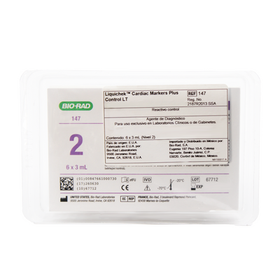 Reactivo Bio-Rad Liquichek Cardiac Markers Plus Control LT 2