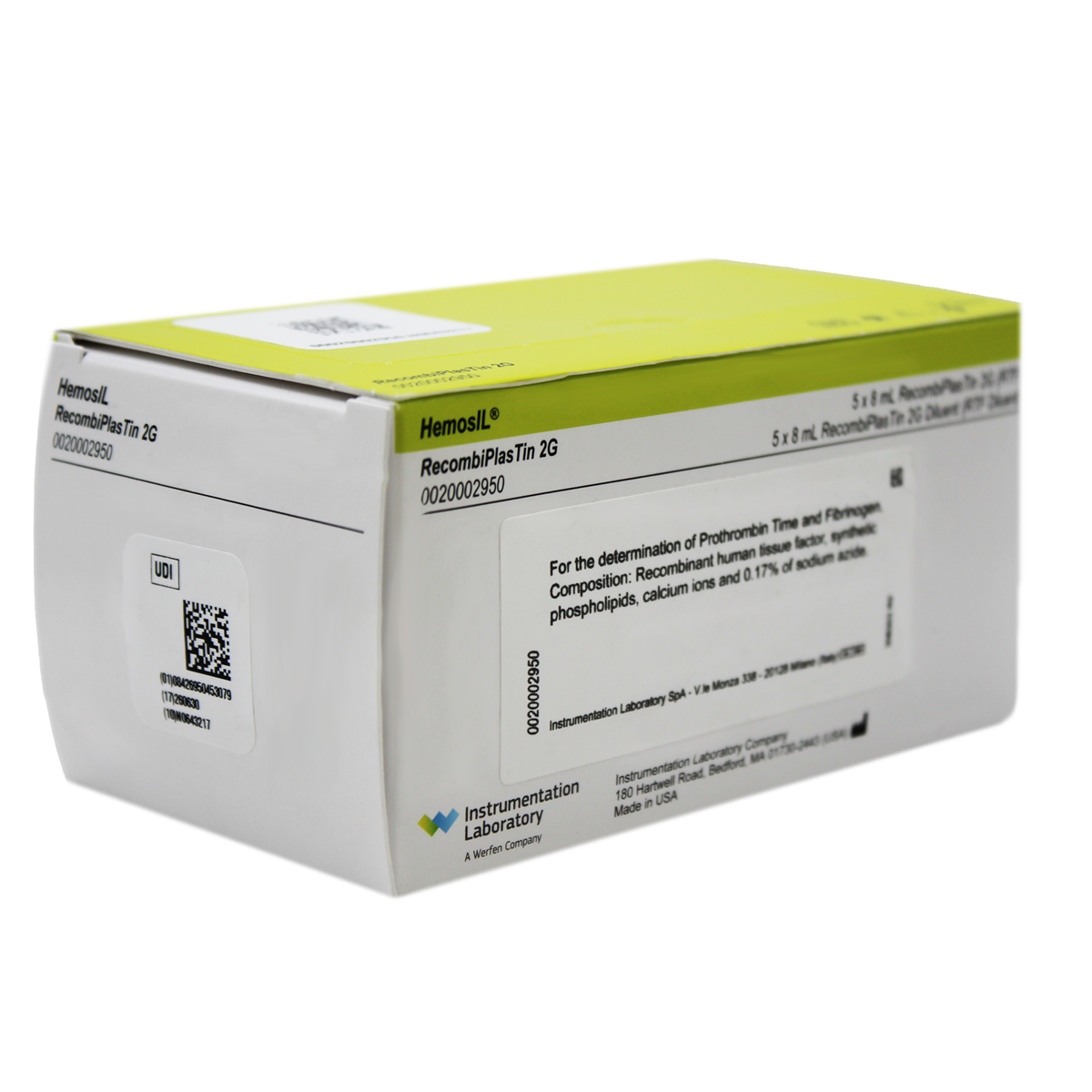 Reactivos HemosIL RecombiPlasTin 2G 8ml - Supply Now