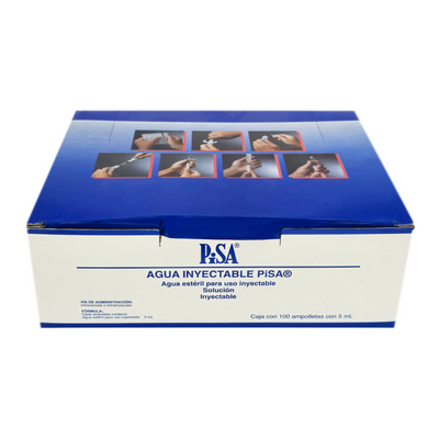 Agua Inyectable Pisa 5 mL