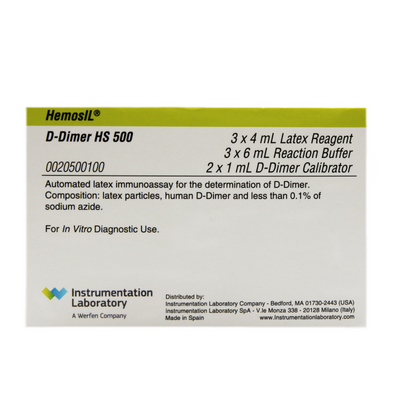 Reactivos HemosIL D-DimerHS 500
