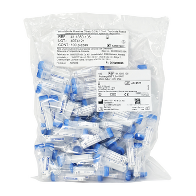 Microtubo Azul 1.3 ml