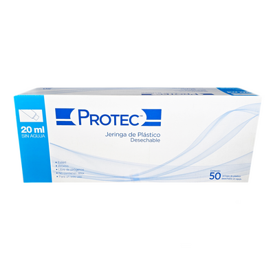 Jeringa de Plástico de 20 ml - Sin Aguja