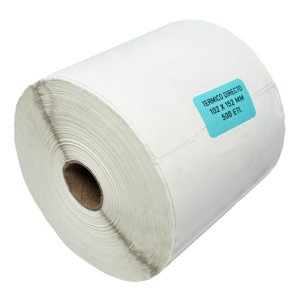 Rollo de Etiquetas Térmico Directo de 102 x 152 mm - Supply Now