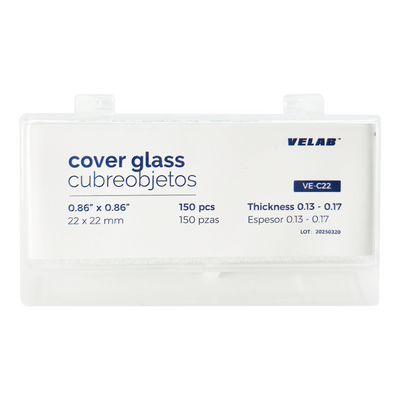 Cubre Objetos De Vidrio 22 x 22 mm
