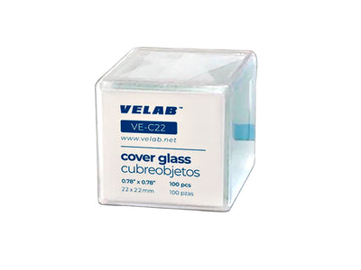 Cubreobjetos de 22 x 22 mm