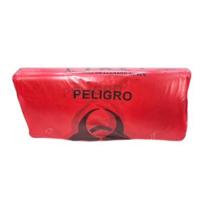Bolsa Para Residuos Infecciosos RPBI Rojo 90 x 120 cm